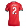 Manchester United Diogo Dalot #2 Hjemmedrakt Kvinner 2025-26 Kortermet